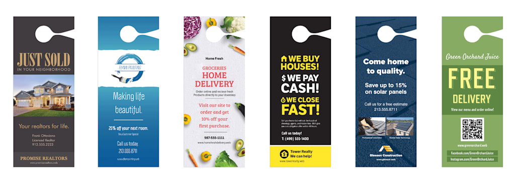 Marketing Door Hangers - Pack of 25