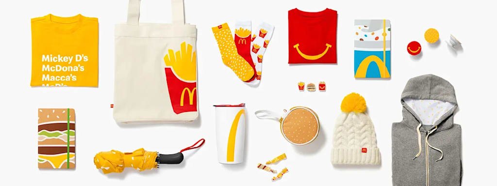 collection of McDonald&rsquo;s merchandise