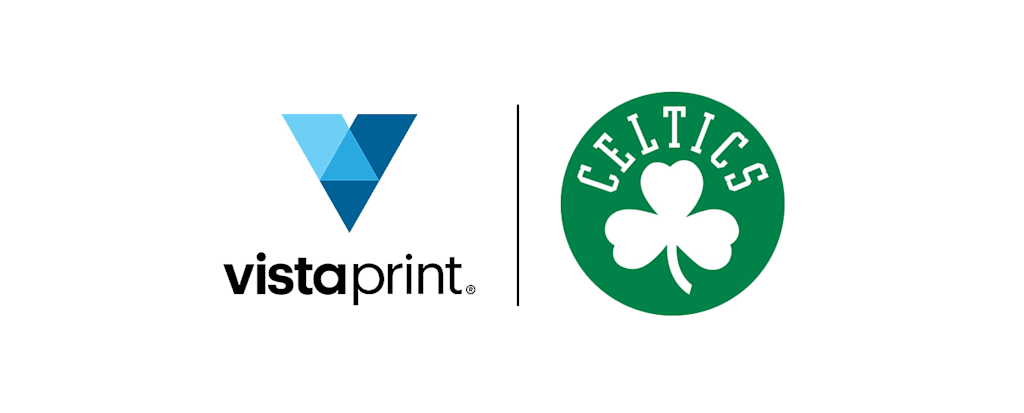 VistaPrint on X: Nothing says Boston like the Boston @Celtics. They are  woven into the fabric and identity of the city. So when we partnered with  the Boston Celtics, we wanted to