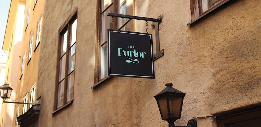 outdoor signage for Parlor brand