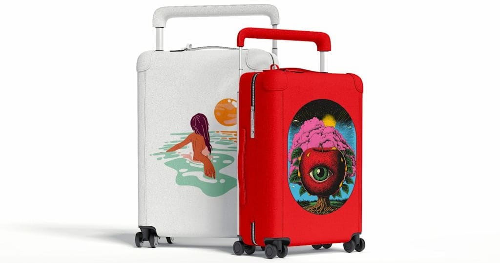 Custom luggage personalized Christmas gifts