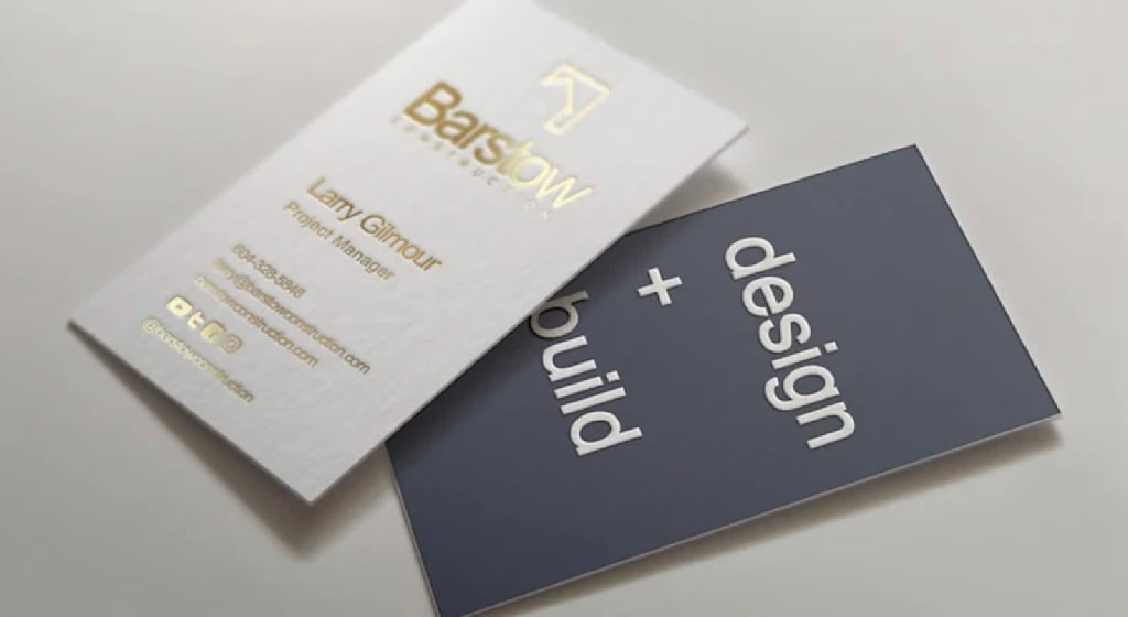 Professional business card idea