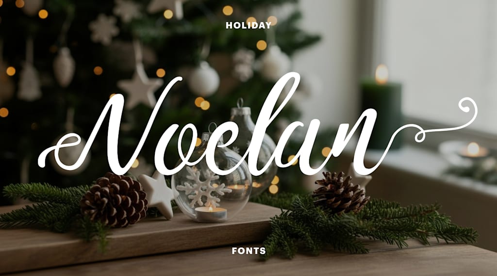 Noelan Christmas font