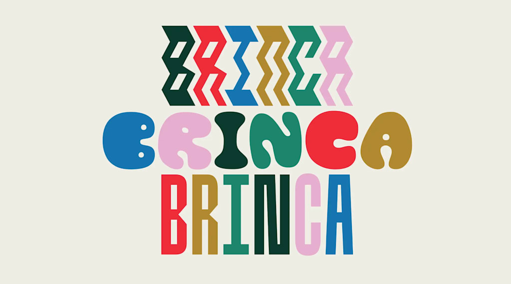 Decorative digital fonts like Brinca font have a modern look