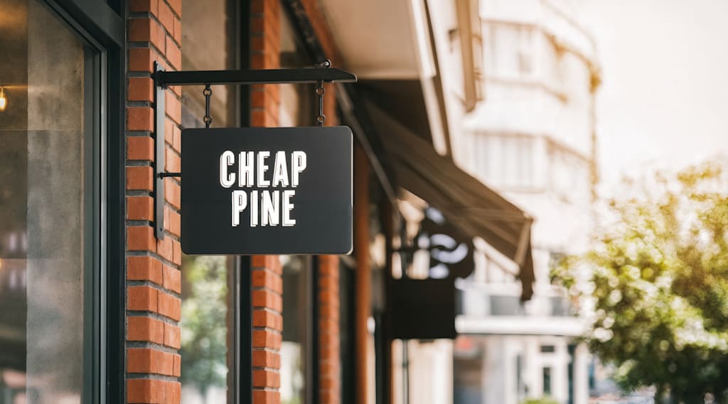 Rustic fonts like Cheap Pine have an Old West feel