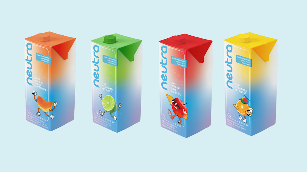 Frutiger Aero Revival graphic design trend 2026 in packaging design