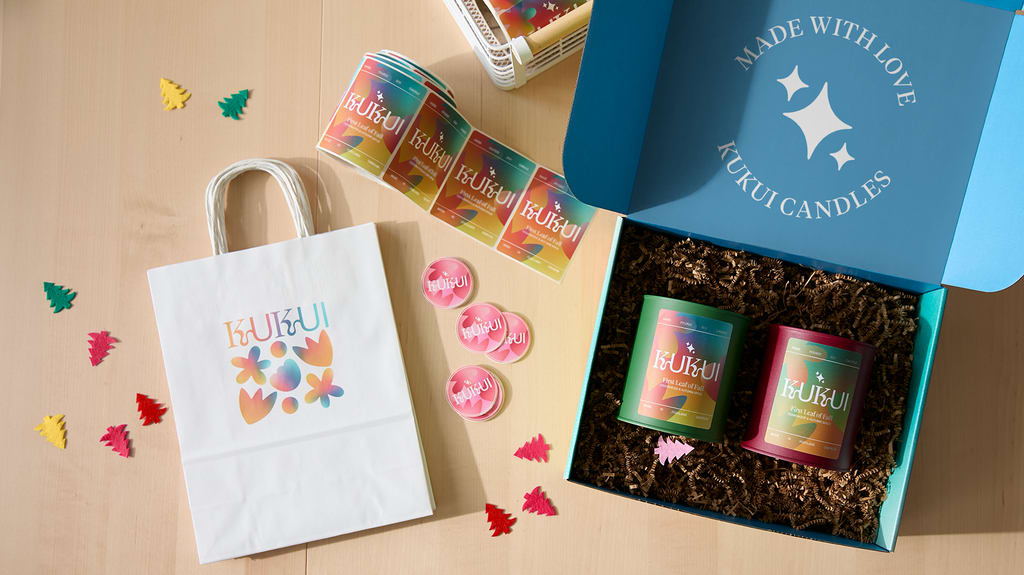 Packaging example for a candle-making business idea