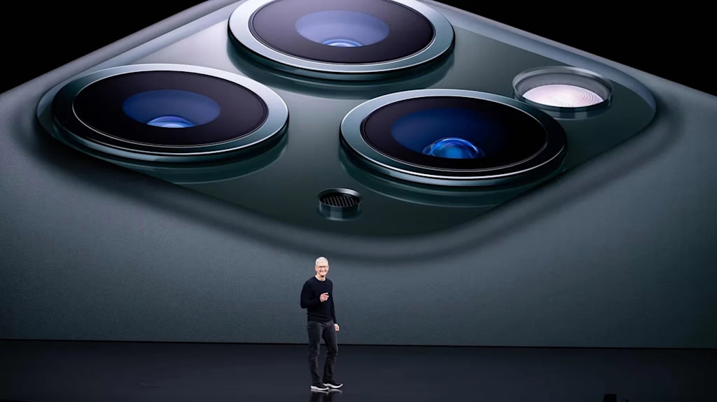 Steve Jobs at an Apple launch