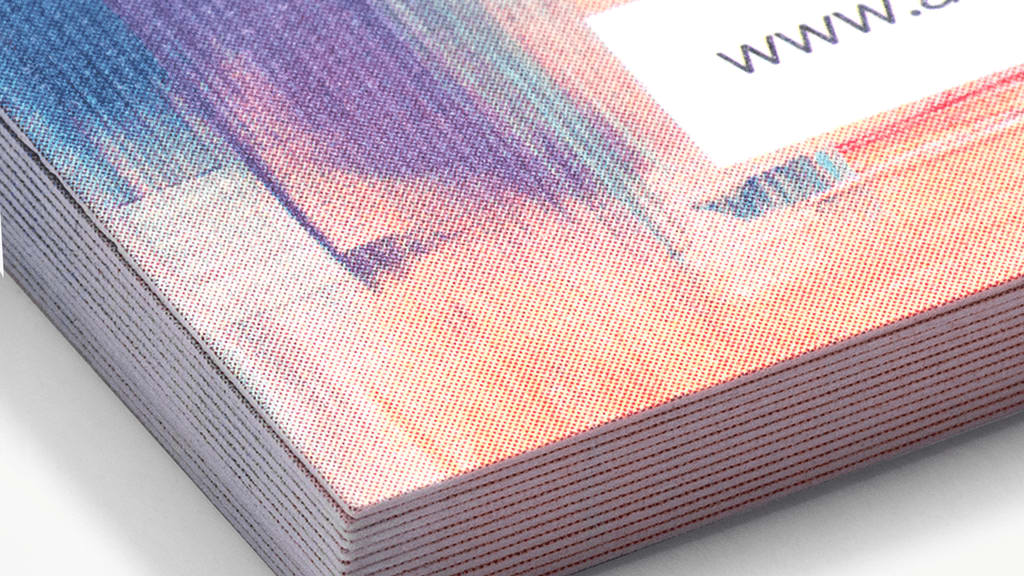 Standard business cards linen stock