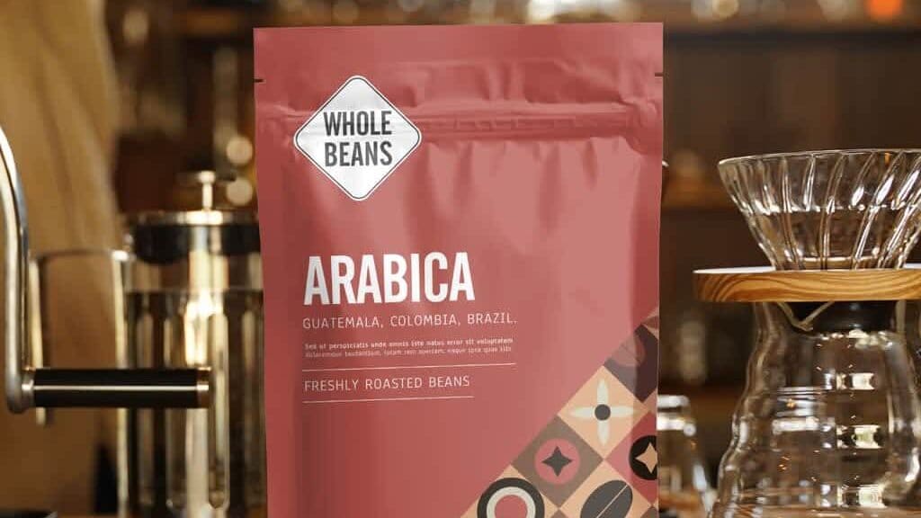 brown coffee packaging pouch color psychology