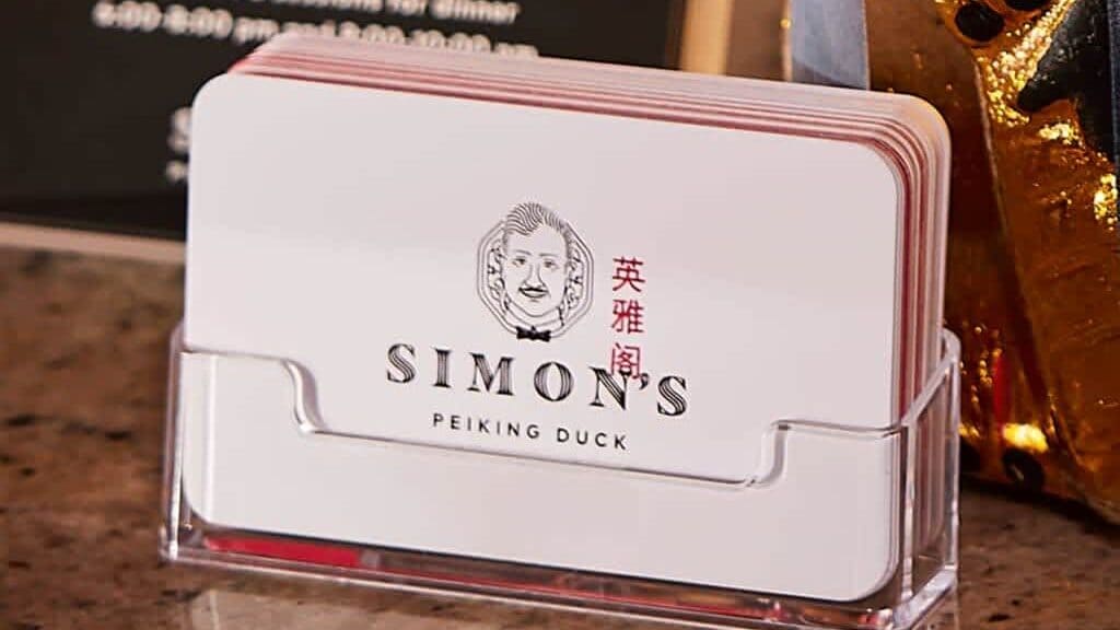 white business cards color psychology in marketing