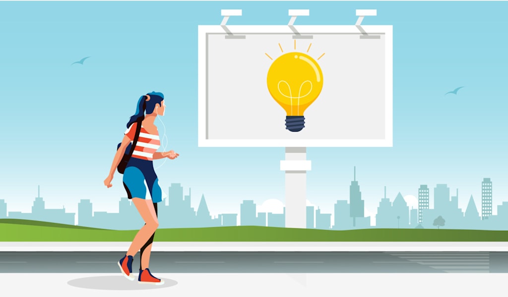 Advertising design ideas