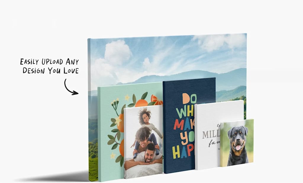 Canvas prints are cool Secret Santa gifts