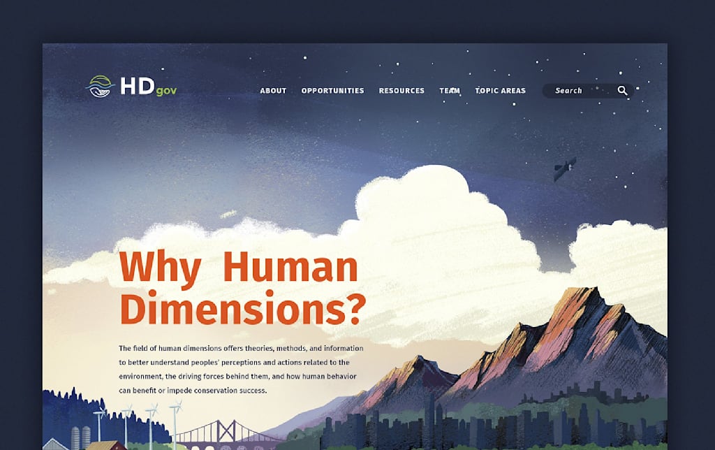 HDgov website design