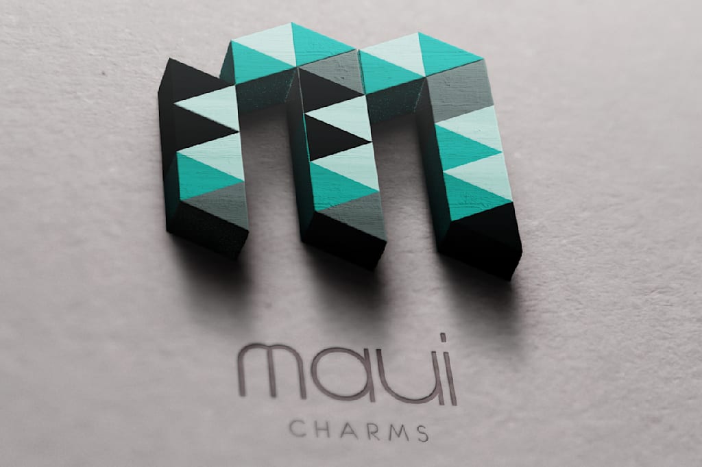 3D charms logo design