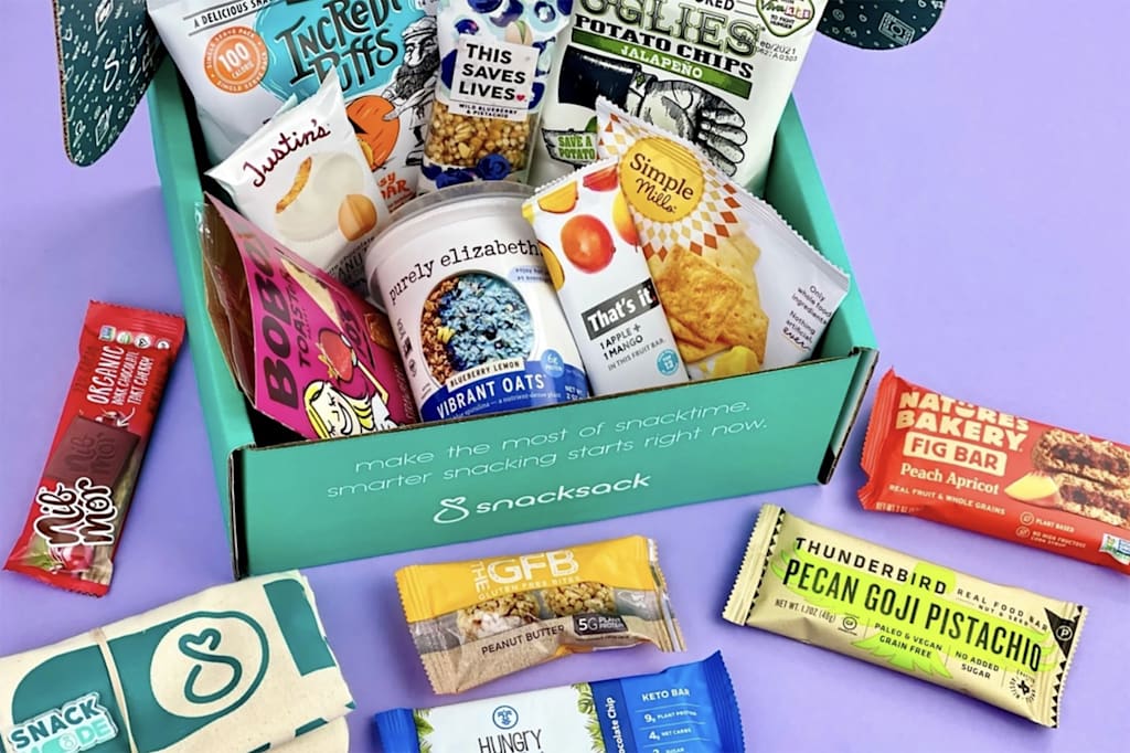 Snack box with a variety of options