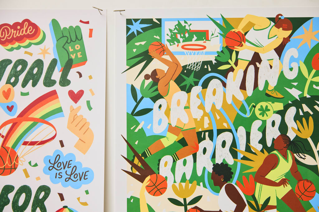 Artistic and playful poster fonts.