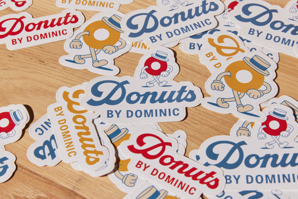 Branded stickers with your logo and mascot