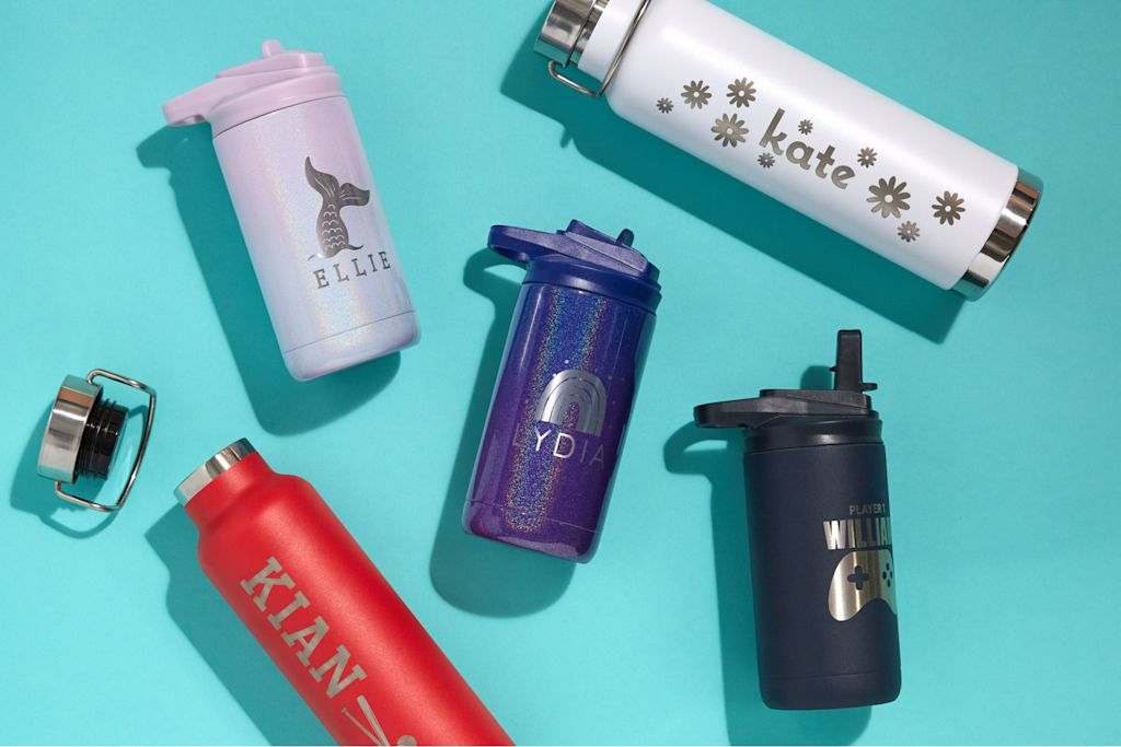 Custom water bottle personalized Christmas gifts