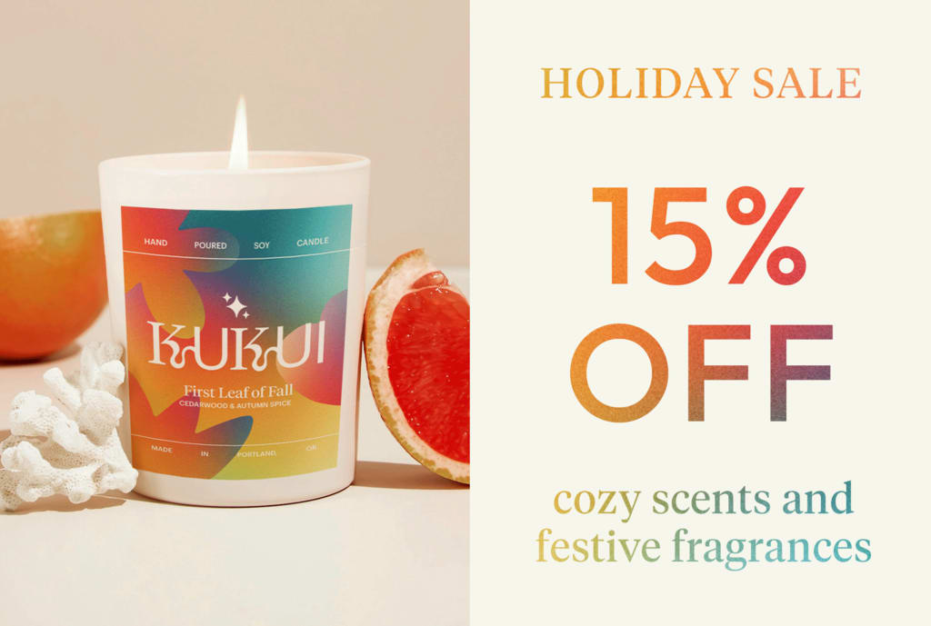 Holiday offer idea with dynamic colorful branding