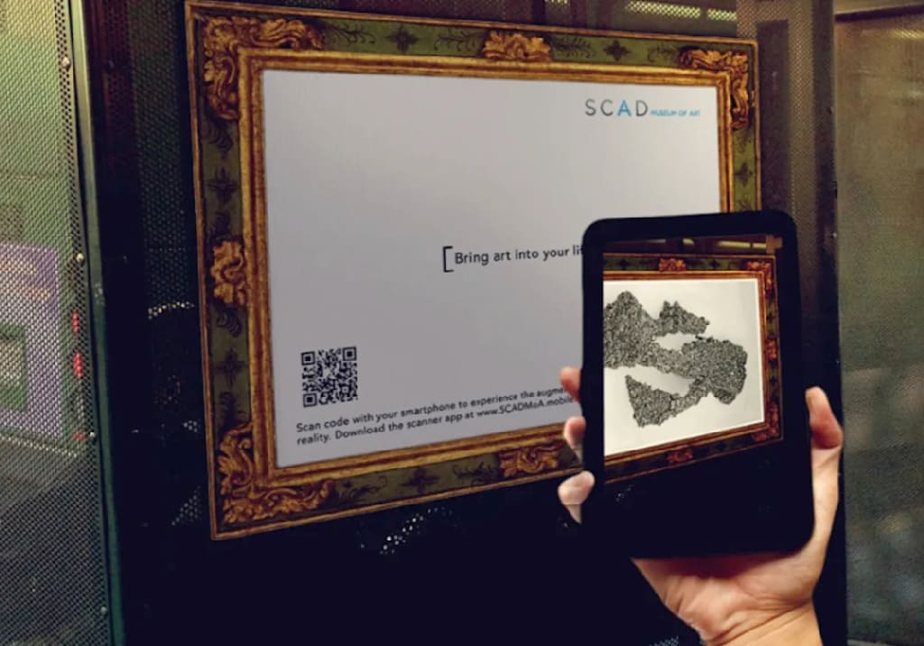 Augmented reality outdoor sign idea.