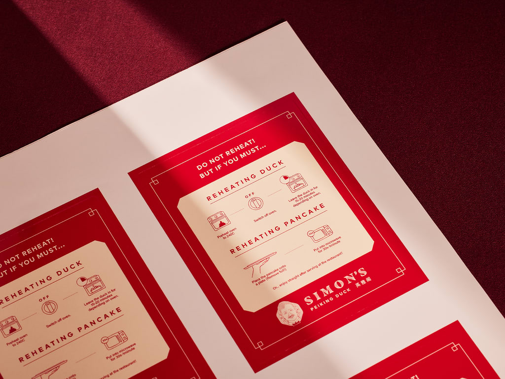 Instructions for stickers for small business