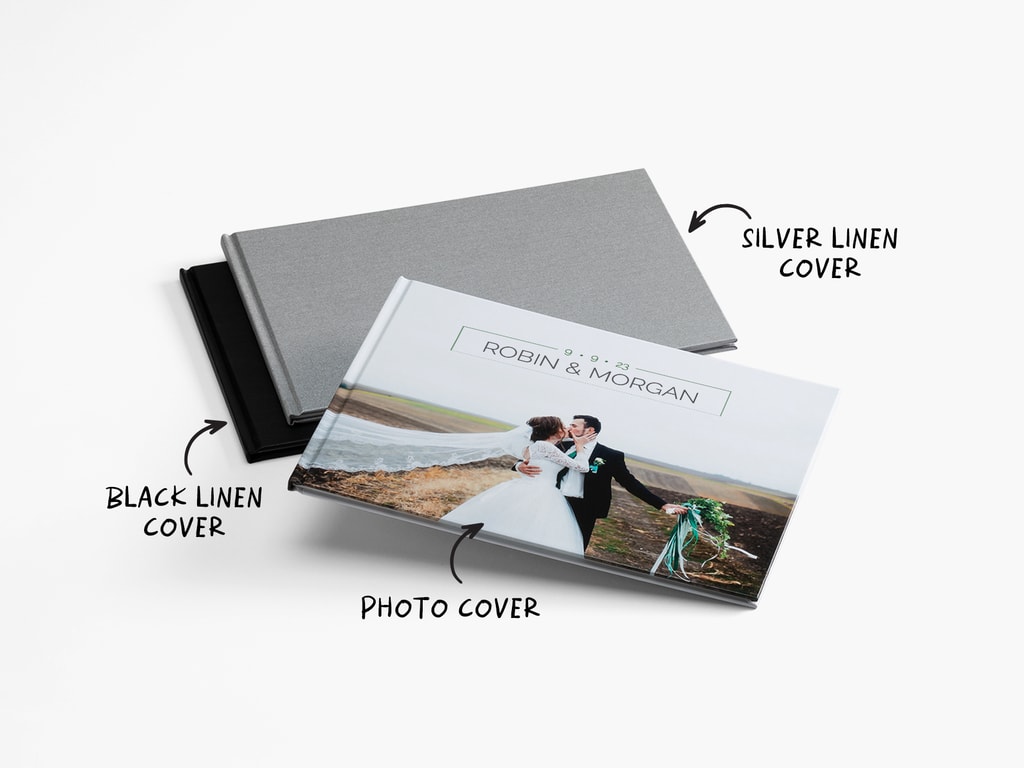 Hardcover wedding photo book