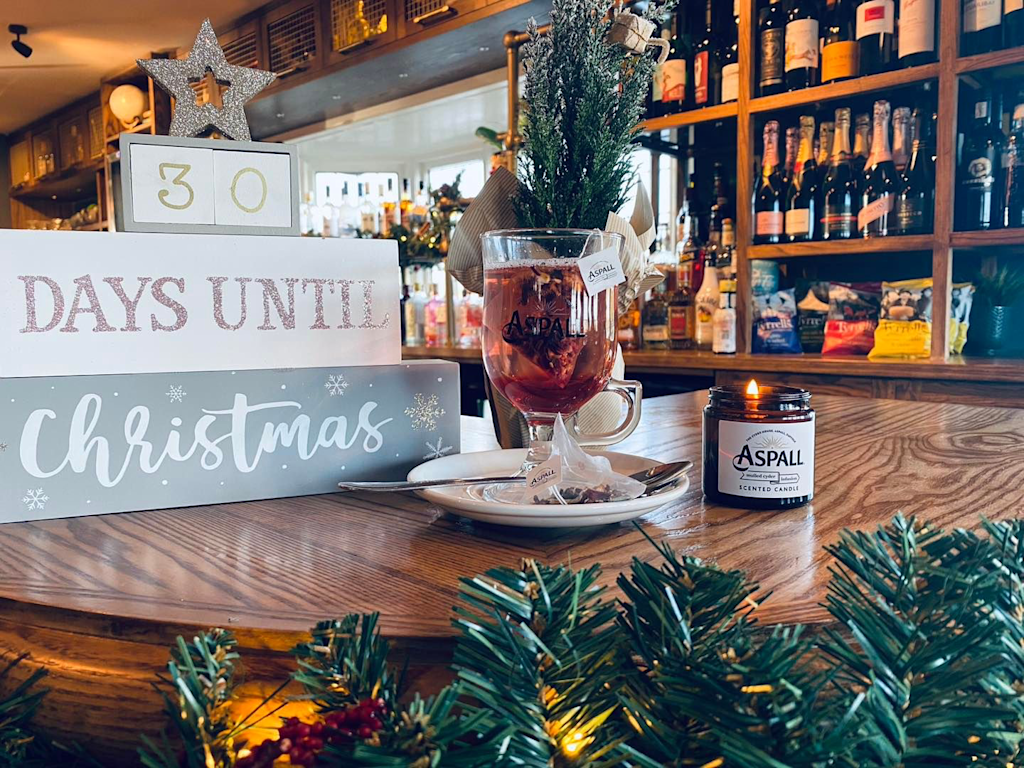 Christmas signage counting down to Christmas at The Otter