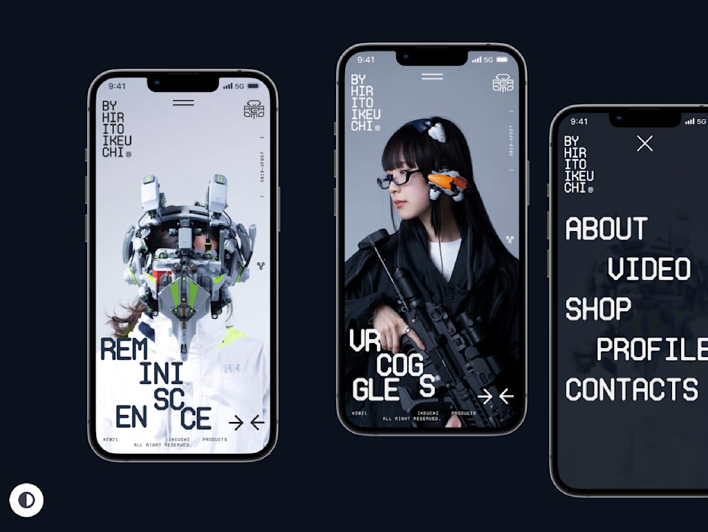 digital glitch effect web design trend