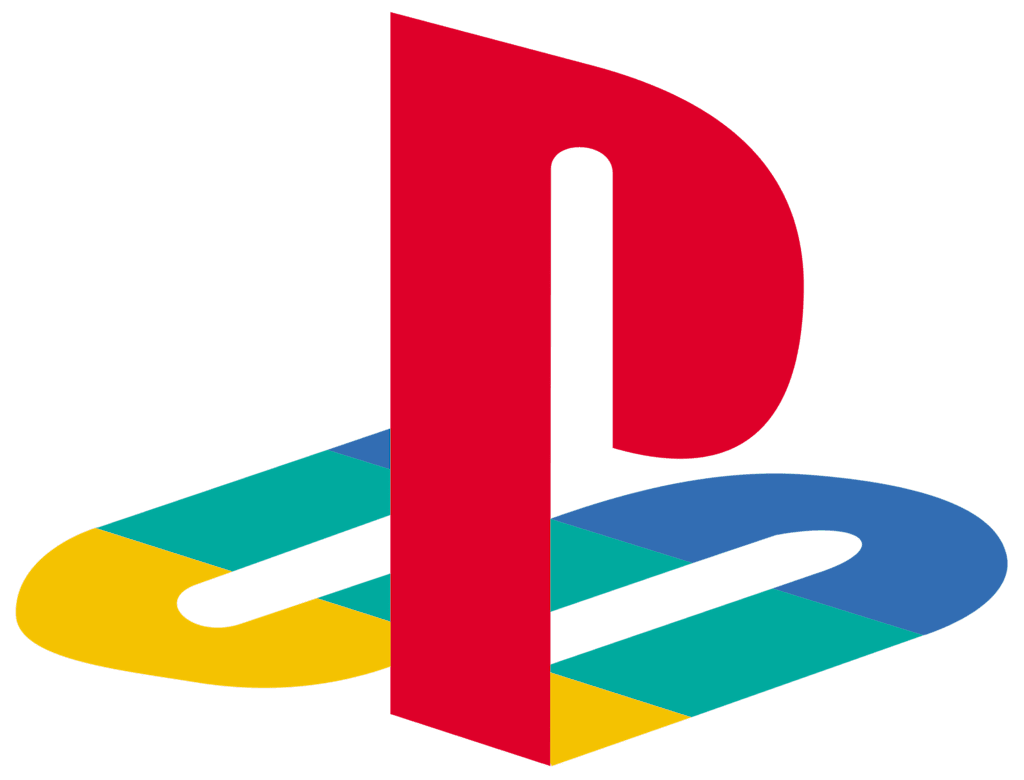 playstation logo in color