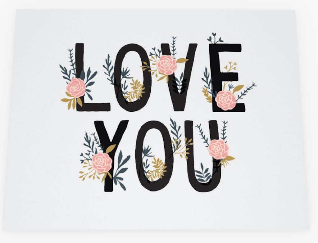 Custom greetings card for a wedding anniversary