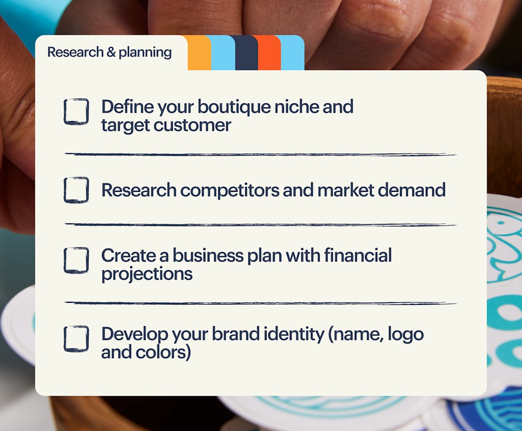 An illustrated checklist summarising the above section into 4 bullet points under the heading "Research & Planning"