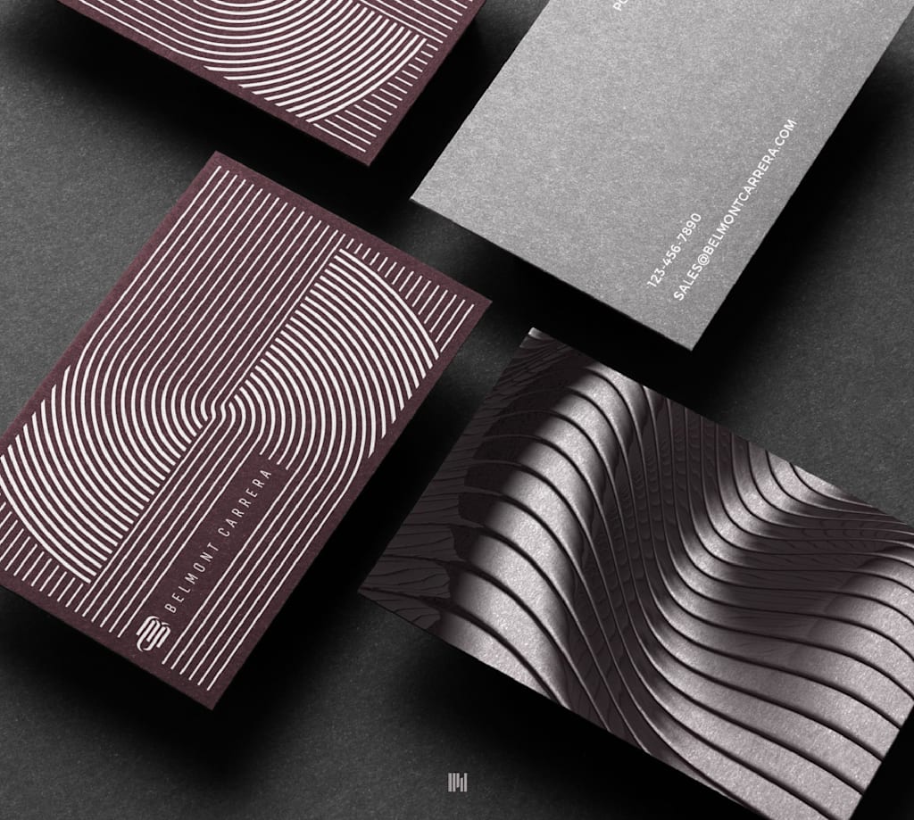 Classic business cards for Belmont Carrera by Ian Douglas