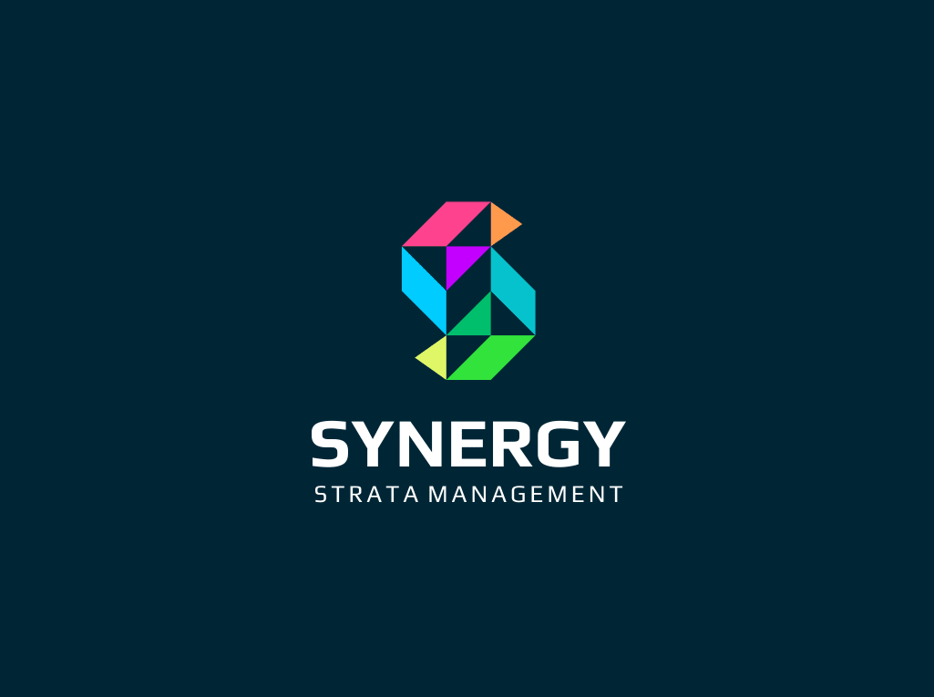 Synergy geometric logo example