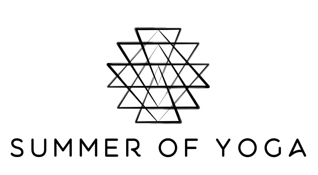 Minimalist yoga logo design