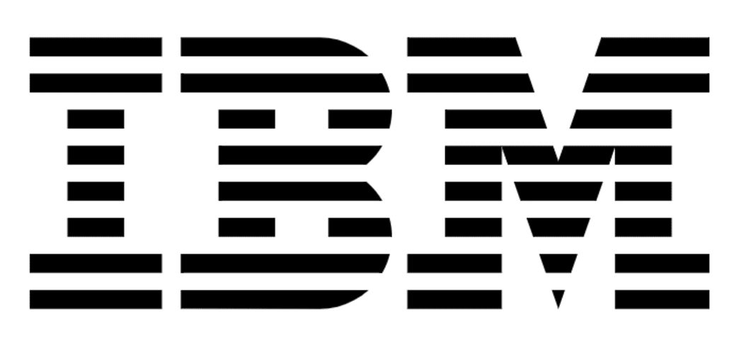 The IBM logo is one of the most famous logos