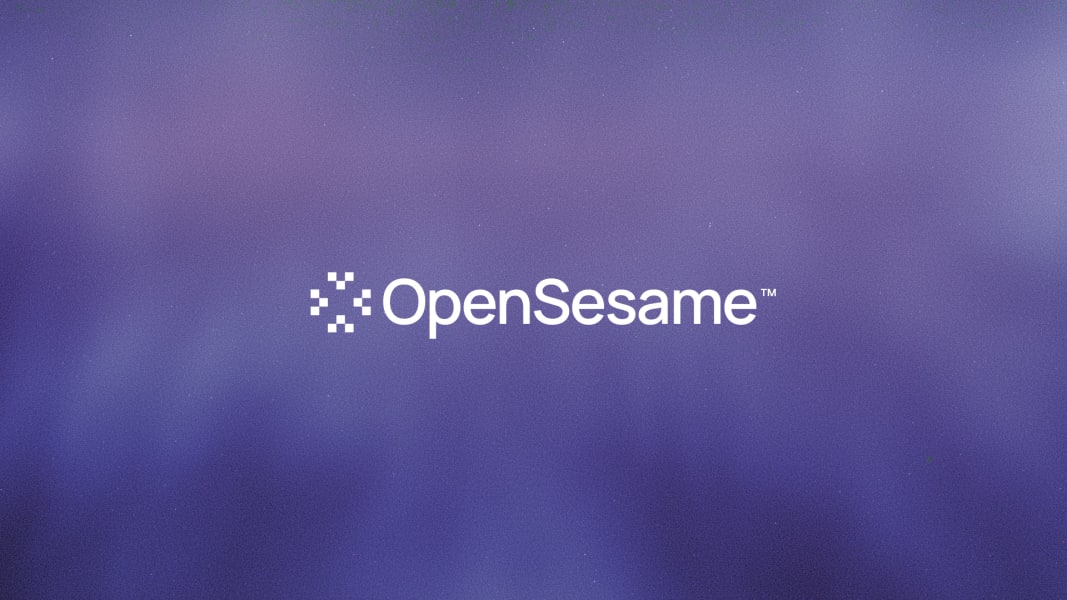 pixelated logo over faded textured background