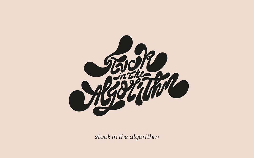 An image of a logo design demonstrating the abstract psychedelia trend.