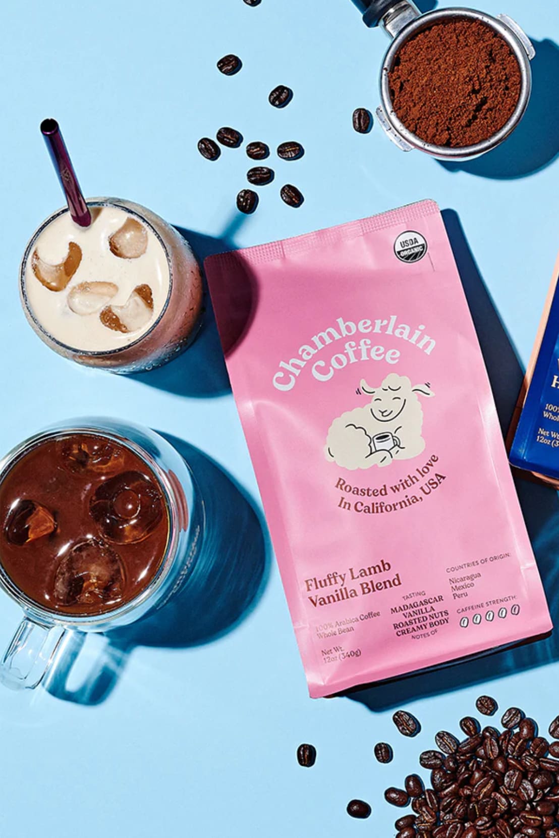 Exemple de la tendance design « pastels saturés » de 2