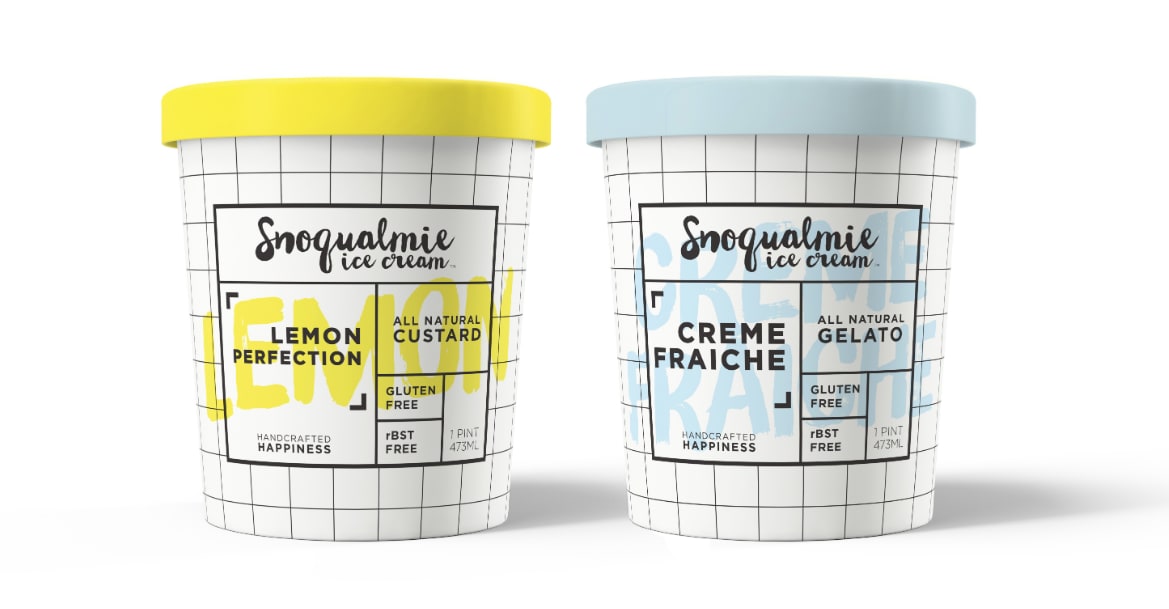 Comment concevoir une &eacute;tiquette&nbsp;: exemple d&rsquo;une &eacute;tiquette sur un packaging de glace.