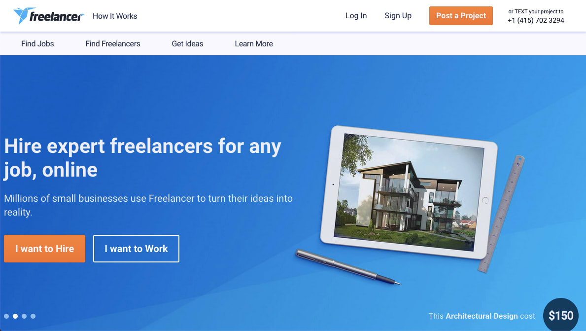 fiverr alternative Freelancer.com