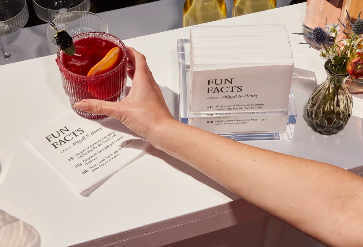 custom cocktail napkins