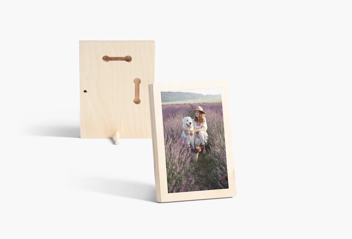 custom wood print best gifts for friends