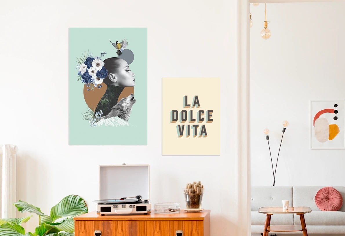Custom wall posters by VistaPrint