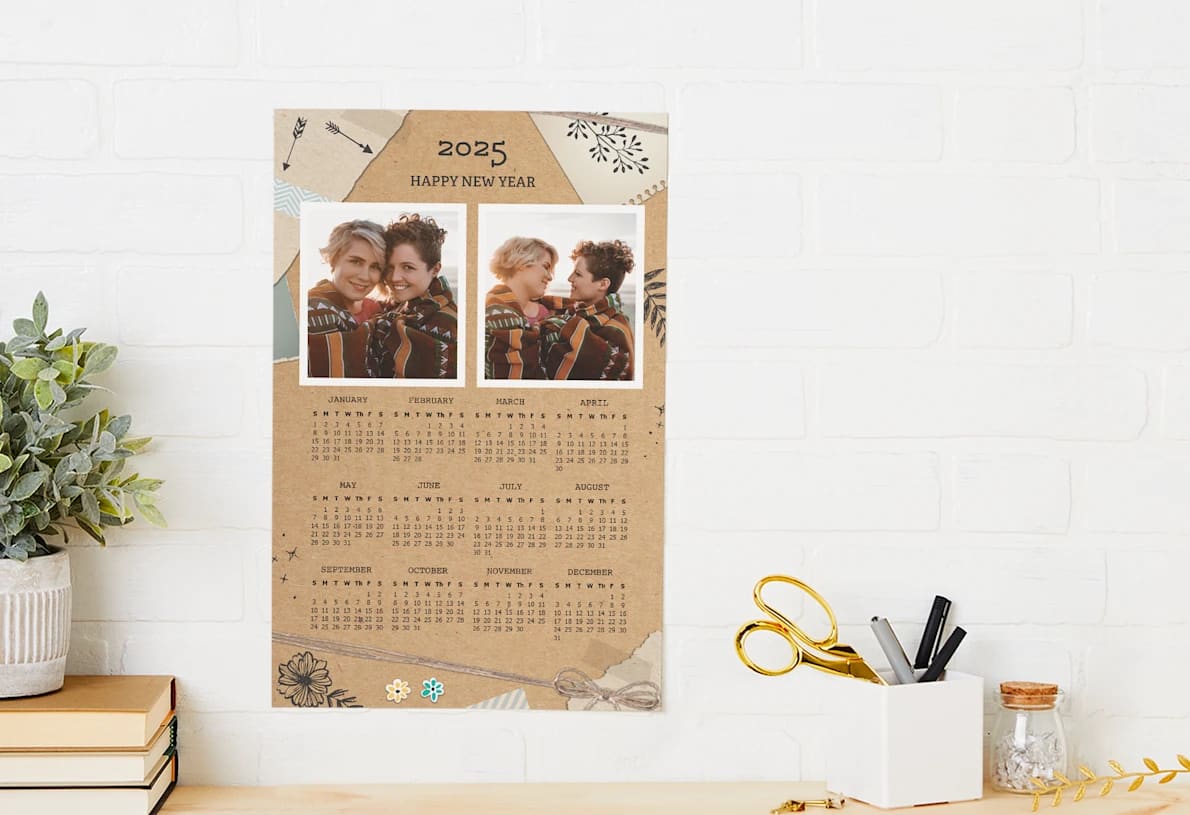 custom poster calendar gifts for friends