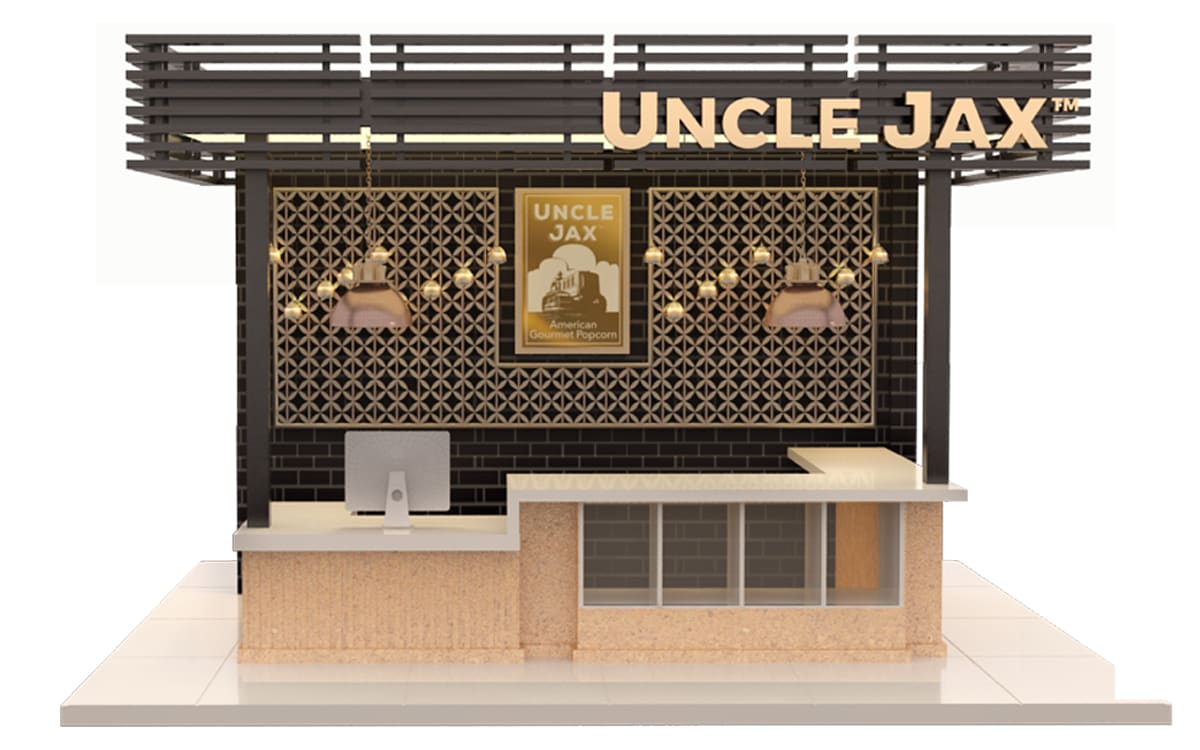 3D design for a retail kiosk