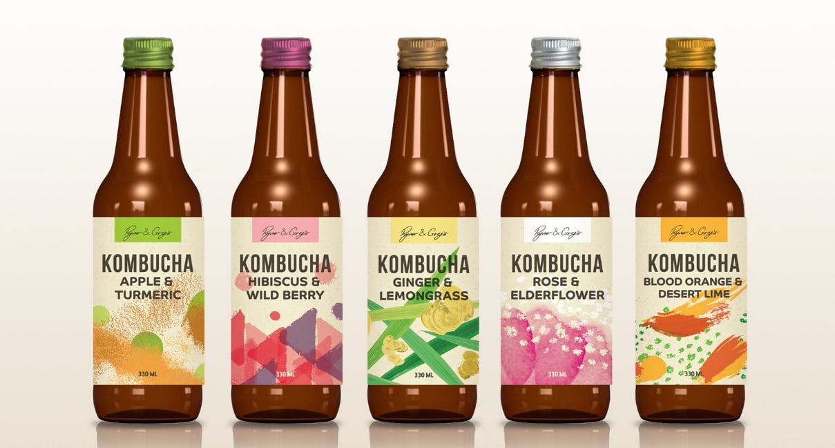 How to make label: example of labels with patterns