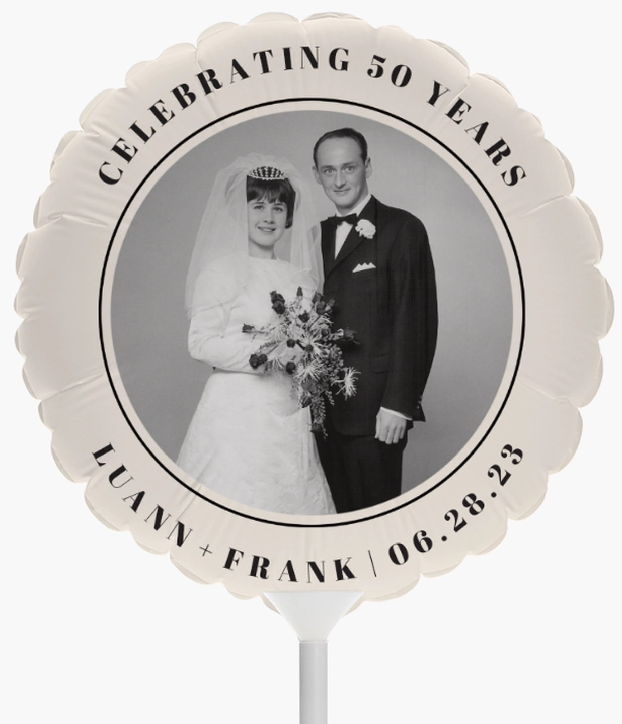 50th wedding anniversary balloon