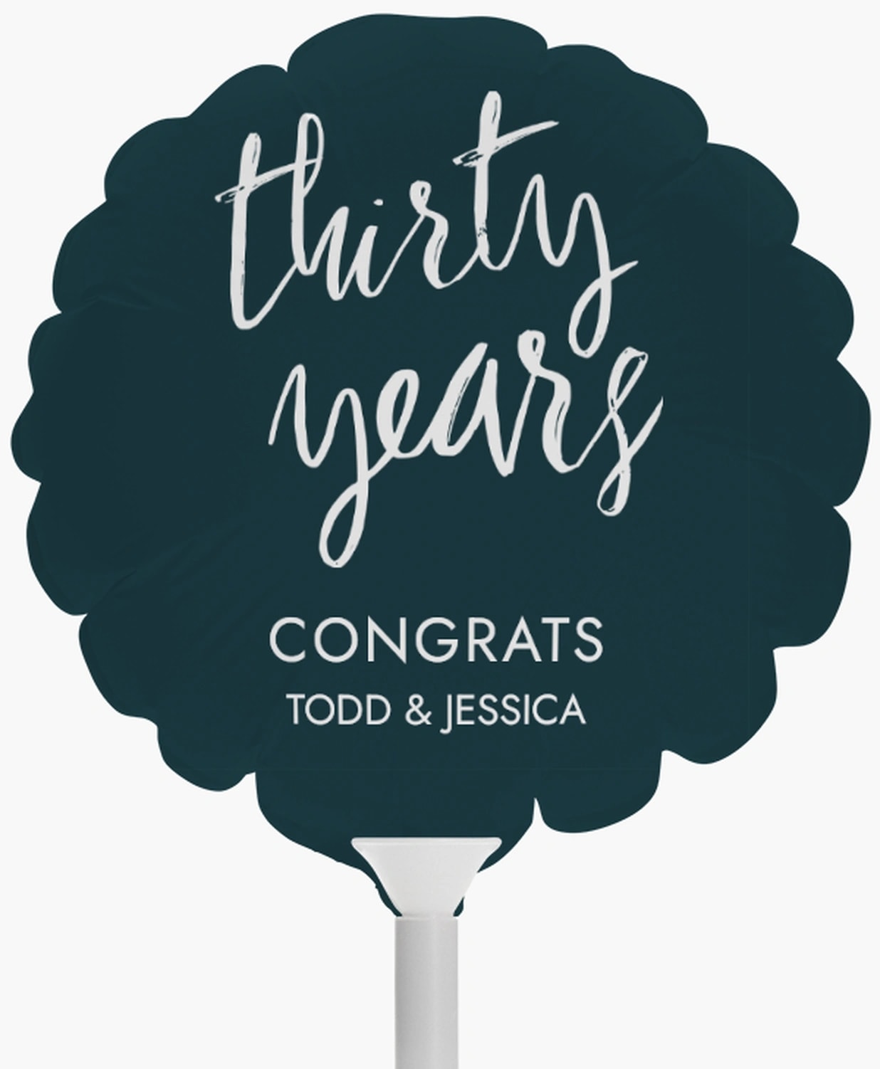 30th wedding anniversary balloon