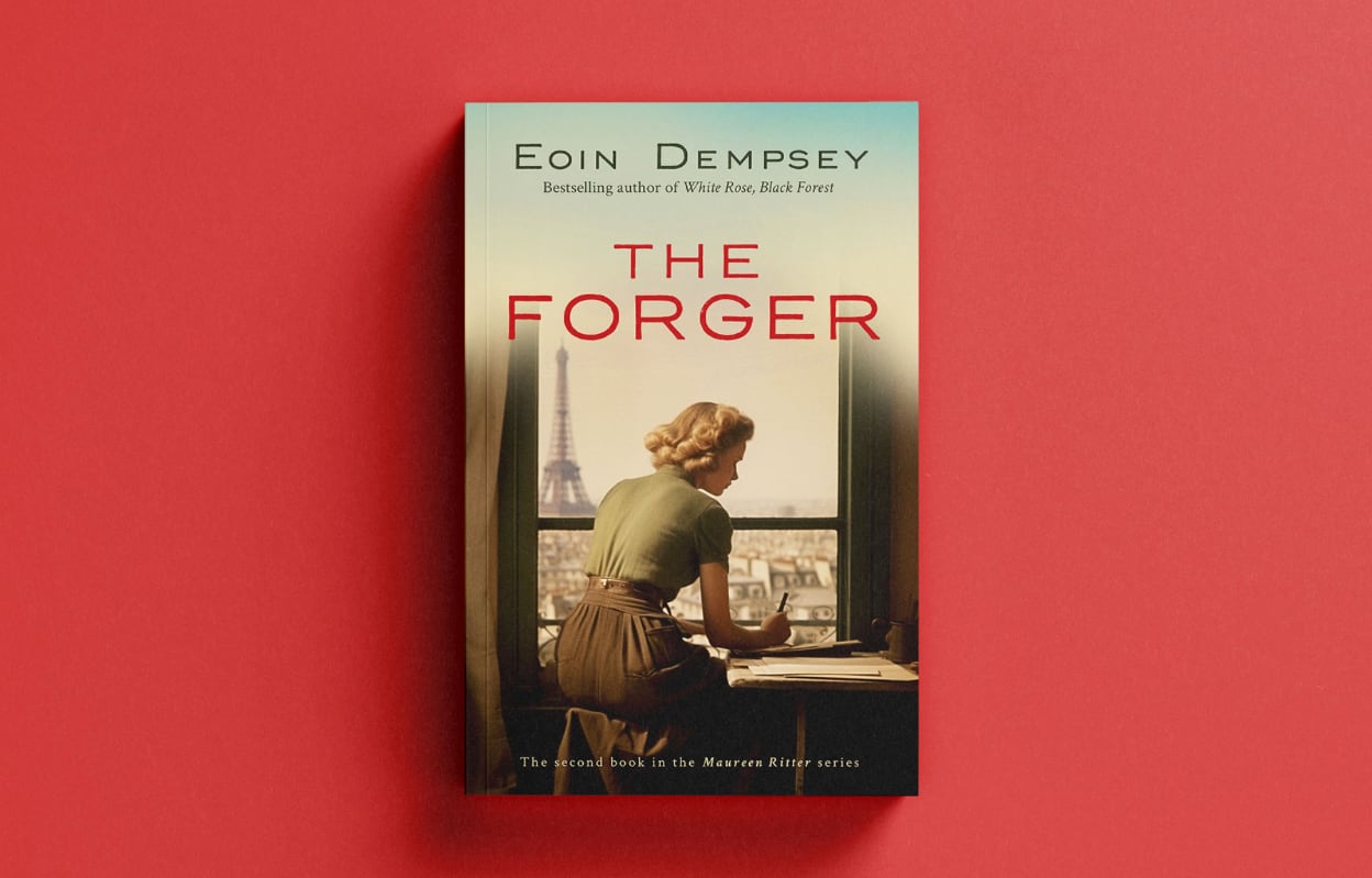 Print book cover design for a historical novel